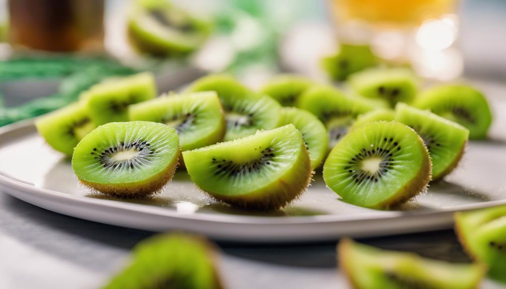 perfectly cooked kiwi fruit