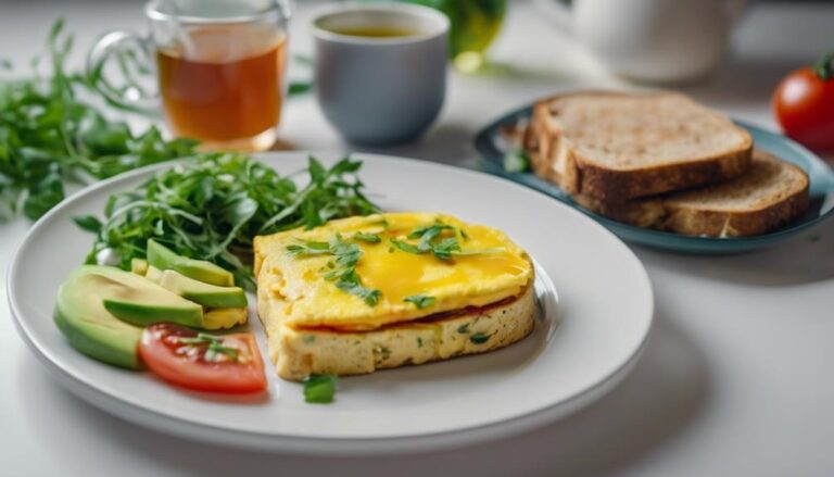 Eco-Atkins Breakfast Special: Sous Vide Tofu and Tomato Omelette