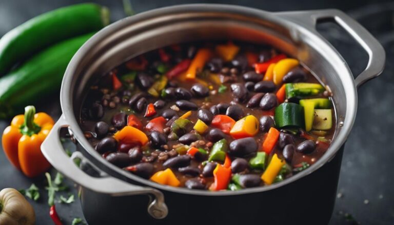 Eco-Atkins Evening Meal: Sous Vide Black Bean and Veggie Stew