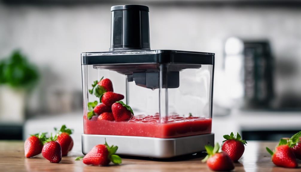 precision cooked strawberry purees