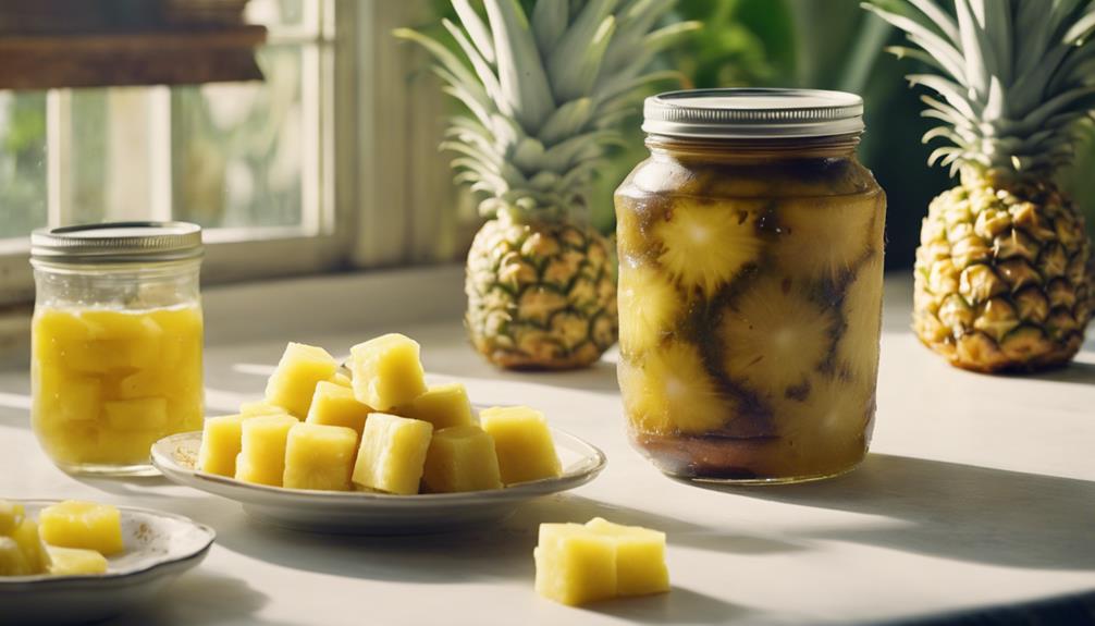 preserving pineapples in history