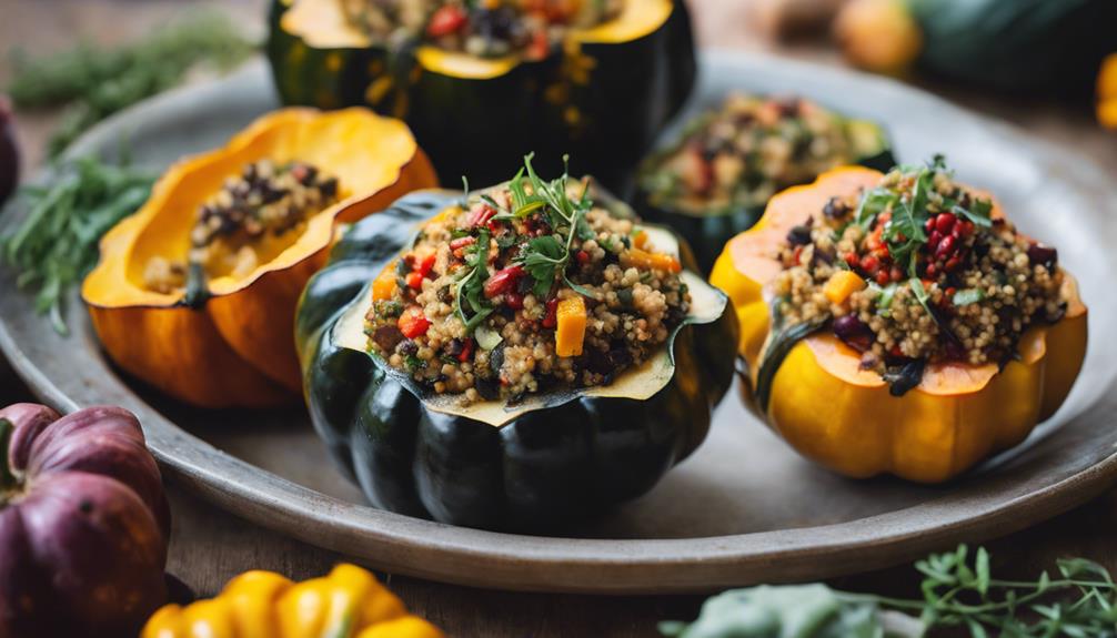 quinoa stuffed acorn squash recipes