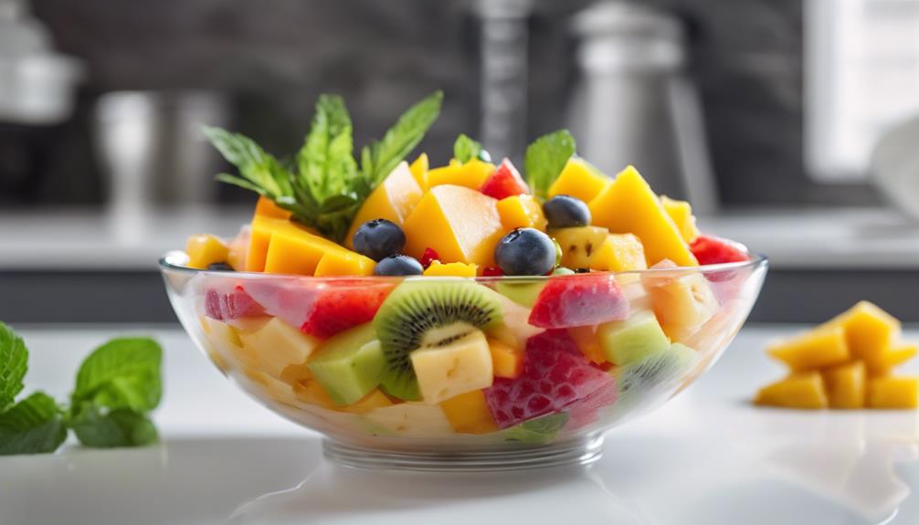 refreshing tropical fruit medley