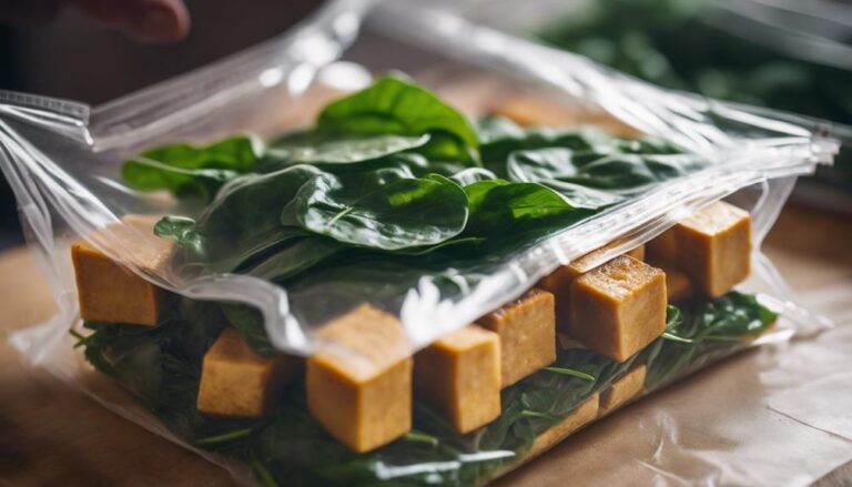 Sous Vide Spiced Tofu and Spinach Wrap: A Quick Breakfast