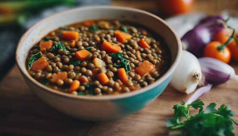 Special Sous Vide Spicy Lentil and Vegetable Stew for the Scandi Sense Diet