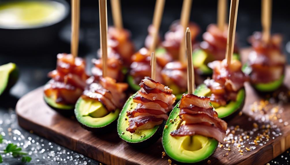 sous vide avocado bites