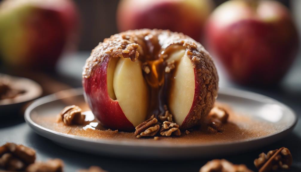 sous vide baked apples