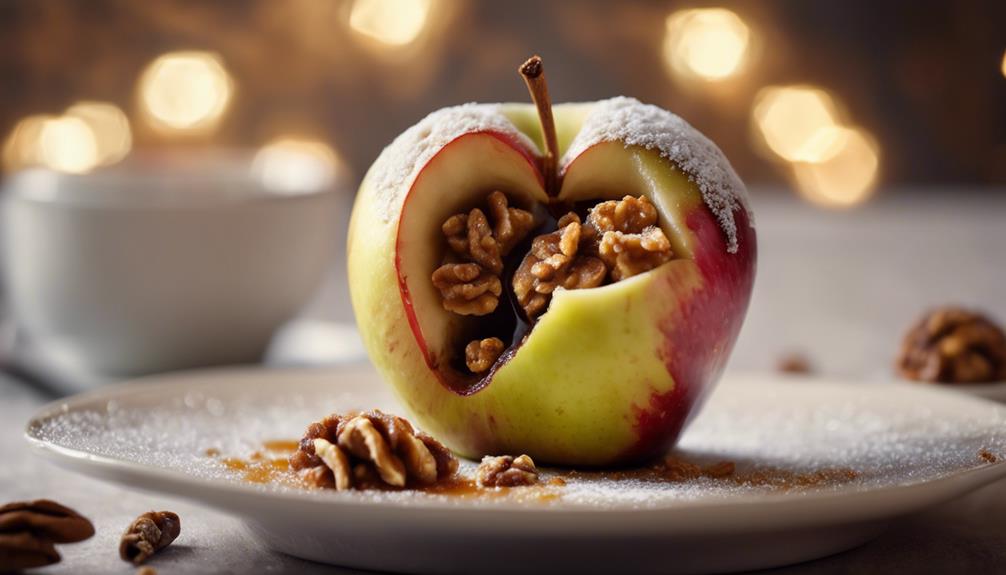 sous vide baked apples