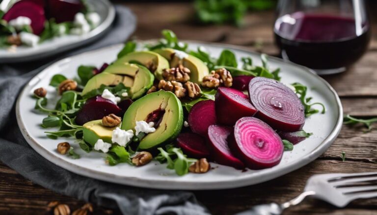 Salad Sous Vide Beet and Arugula Salad for the 80/20 Diet