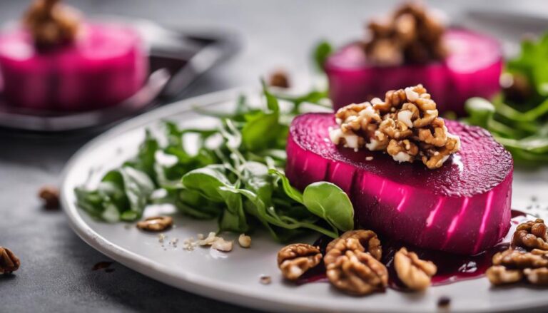 Lunch Sous Vide Beet and Arugula Salad for the Nourish and Glow Diet