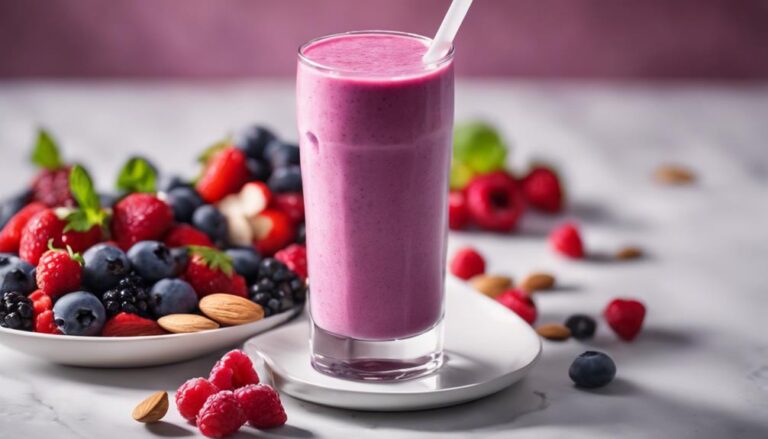 Breakfast Sous Vide Berry and Almond Smoothie for the Nourish and Glow Diet