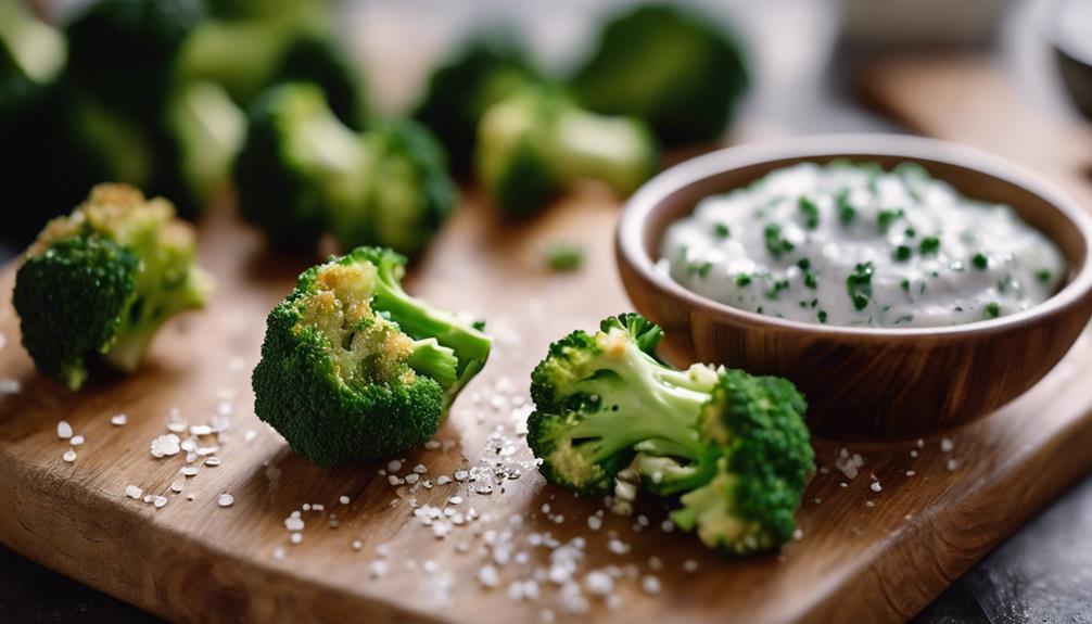 sous vide broccoli snack