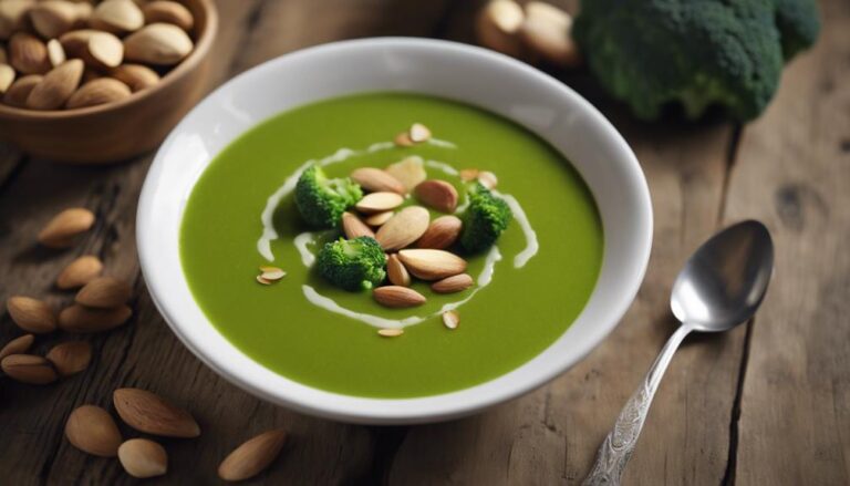 Soup Sous Vide Broccoli and Almond Soup for the Nourish and Glow Diet