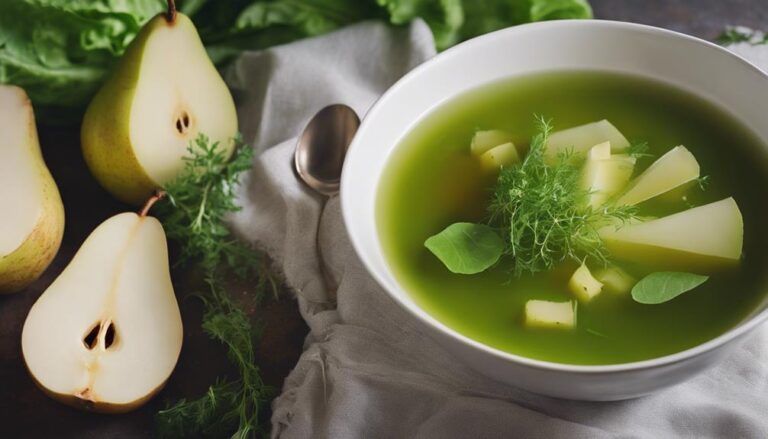 Sous Vide Cabbage and Pear Refreshing Soup for the Cabbage Soup Diet