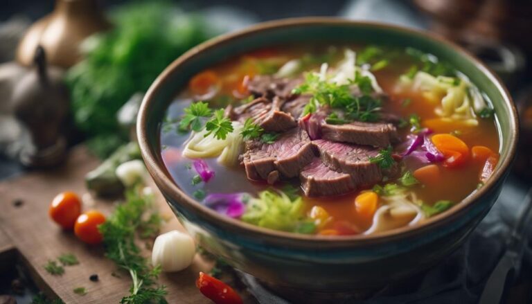 Sous Vide Cabbage and Beef Flavorful Dinner Soup for the Cabbage Soup Diet