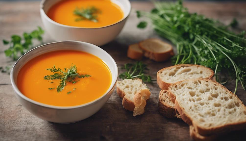 sous vide carrot soup