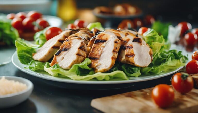 Salad Sous Vide Grilled Chicken Caesar Salad for the 80/20 Diet