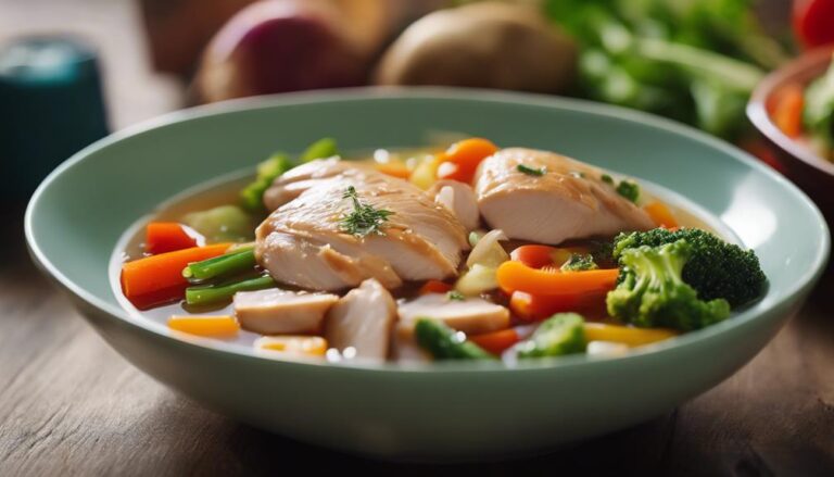 Soup Sous Vide Chicken and Vegetable Soup for the MyPlate Diet