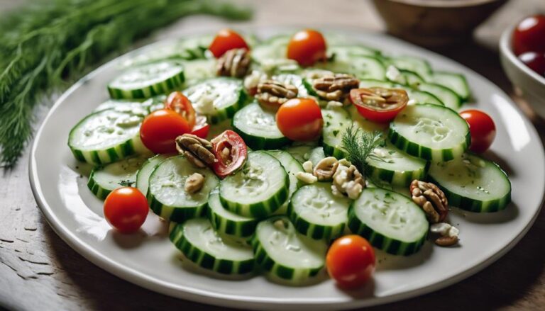 Bulletproof Salad Sous Vide Cucumber and Dill Salad