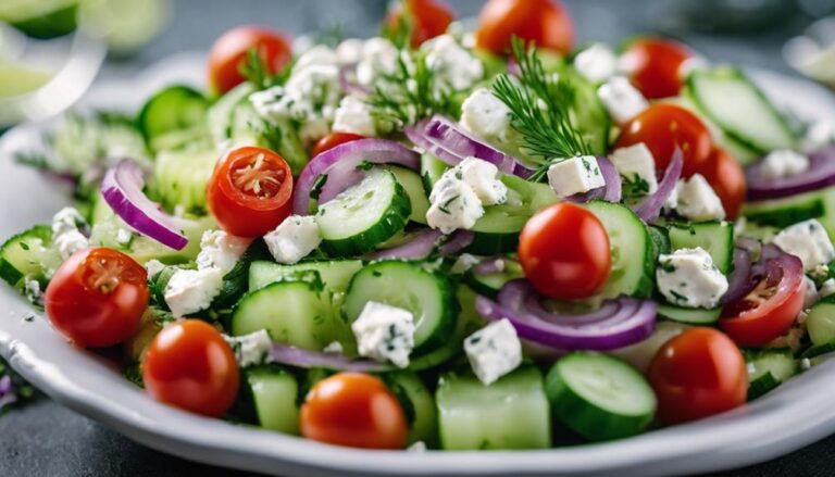 Lazy Keto Salad Sous Vide Cucumber and Dill Salad