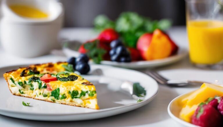 Breakfast Sous Vide Egg White and Veggie Frittata for the Best Life Diet