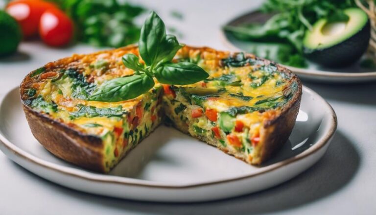 Breakfast Sous Vide Veggie Frittata With Whole Grain Toast for the Supercarb Diet