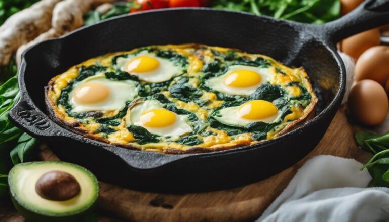 Bulletproof Breakfast Sous Vide Mushroom and Spinach Frittata