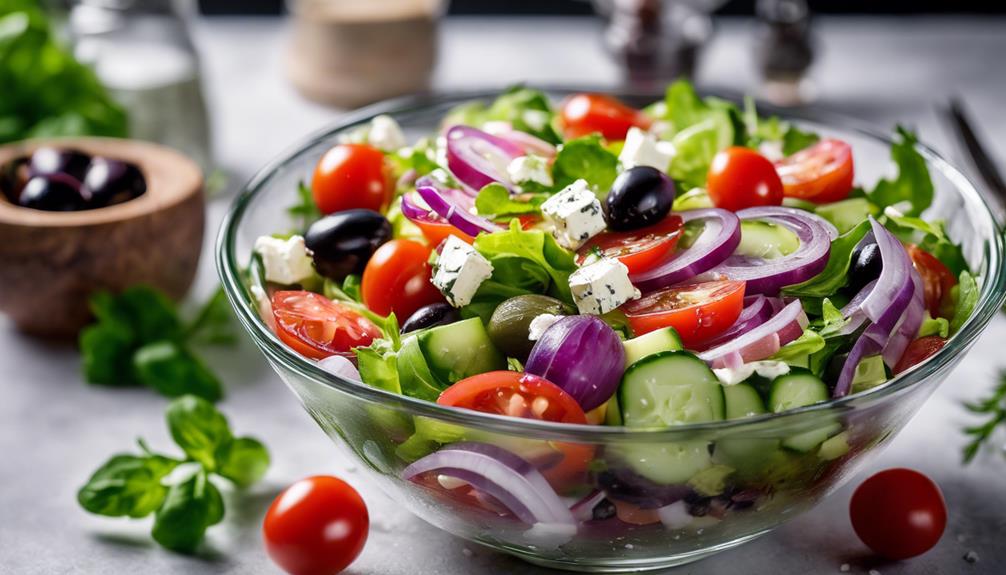 sous vide greek salad