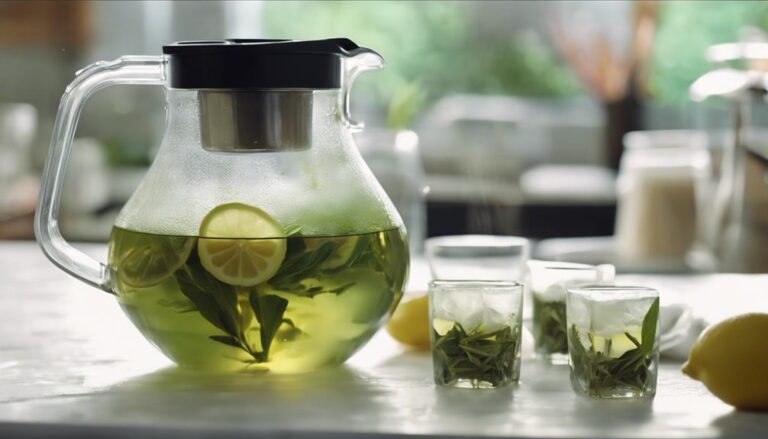 Drink Sous Vide Green Tea With Lemon for the Myplate Diet