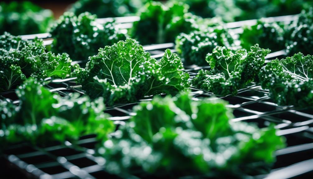 sous vide kale chips