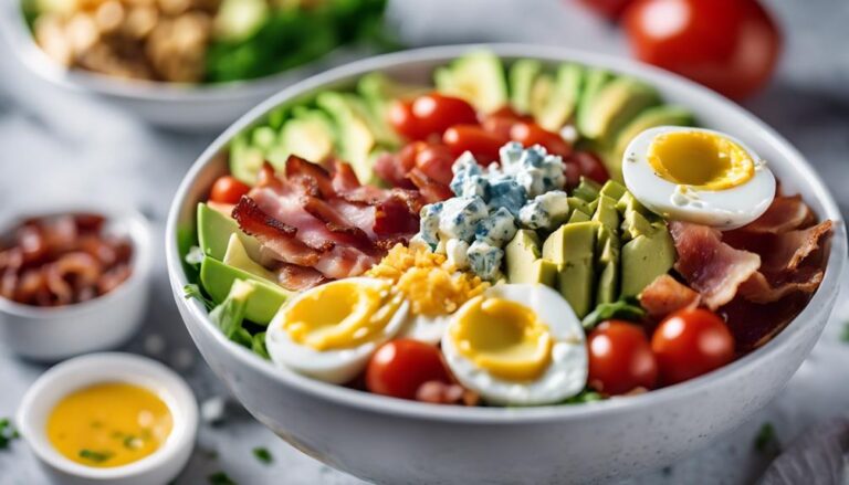 Lazy Keto Salad Sous Vide Cobb Salad With Blue Cheese Dressing