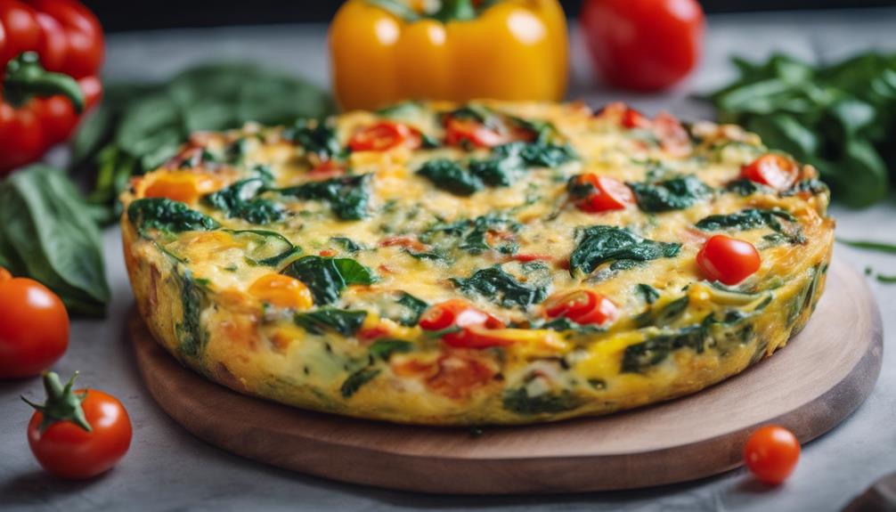 sous vide keto frittata