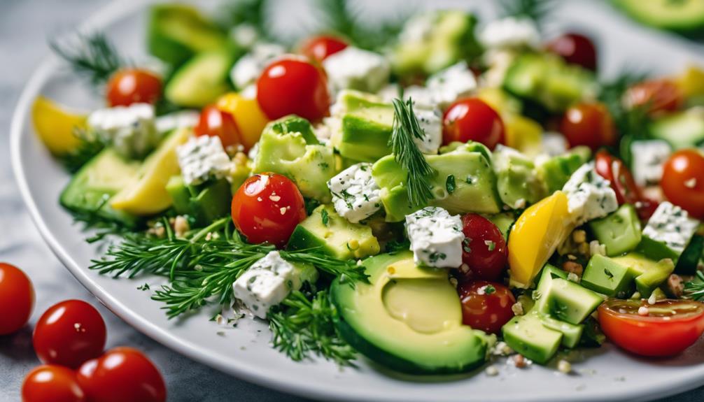 sous vide keto salad