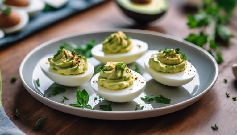 Keto 2.0 Snack Sous Vide Deviled Eggs With Avocado