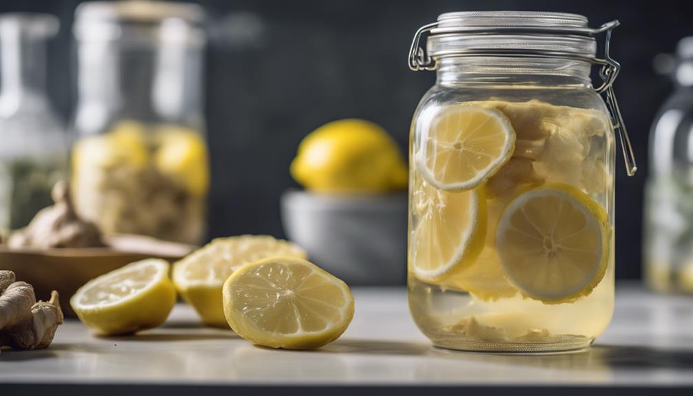 sous vide lemon ginger