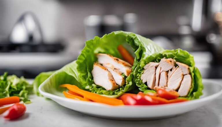 Bulletproof Lunch Sous Vide Chicken and Veggie Lettuce Wraps