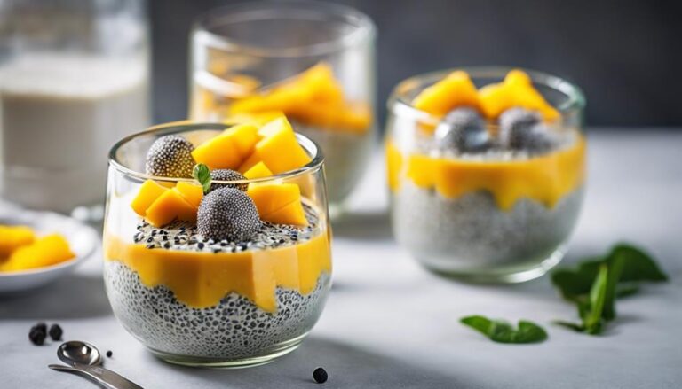 Dessert Sous Vide Mango and Chia Pudding for Mesomorphs