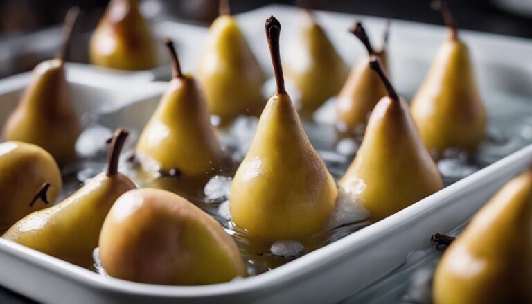 Dessert Sous Vide Poached Pears With Cinnamon for the Myplate Diet