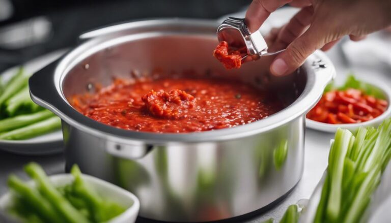 Snack Sous Vide Roasted Red Pepper Dip With Celery for the Supercarb Diet