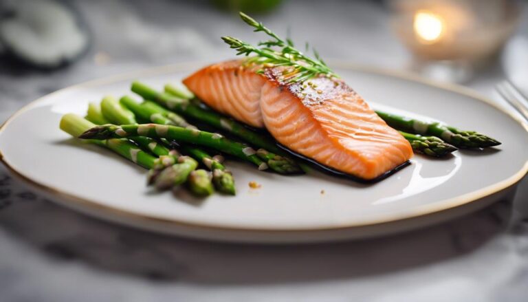 Dinner Sous Vide Salmon With Asparagus for the Nourish and Glow Diet