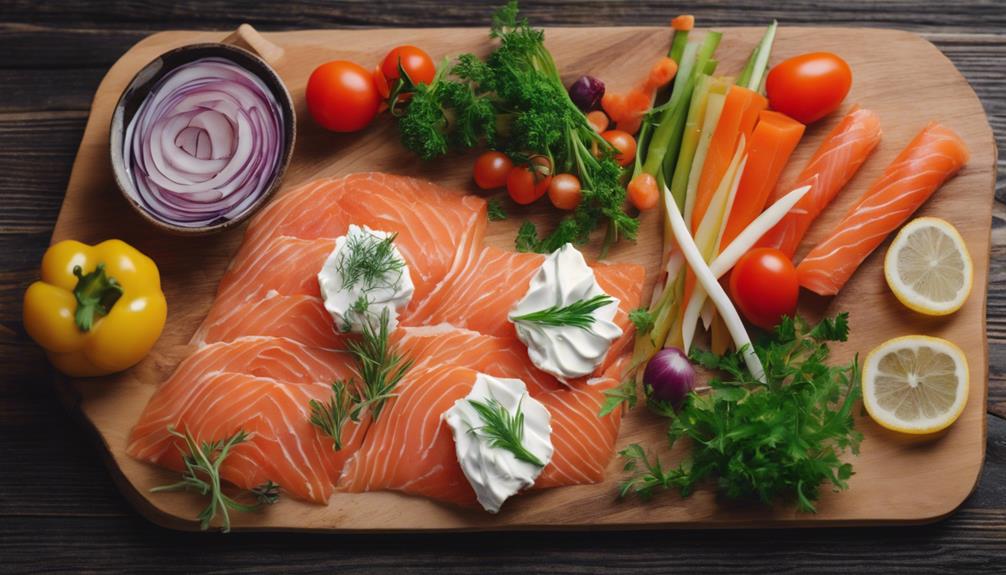 sous vide salmon rolls