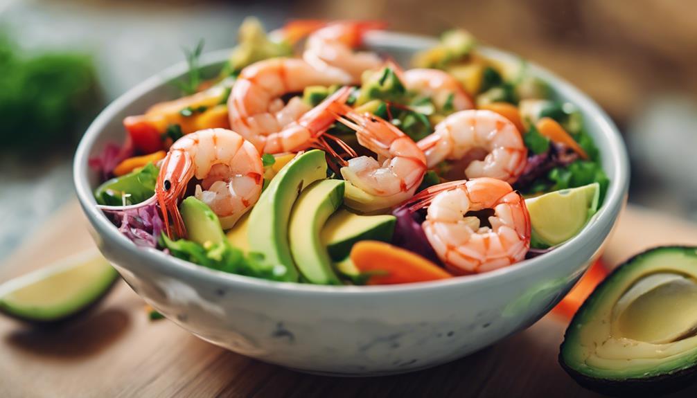 sous vide shrimp bowl