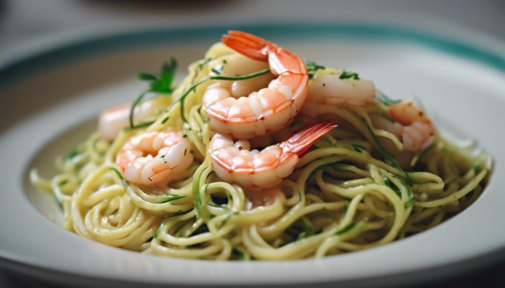 sous vide shrimp scampi