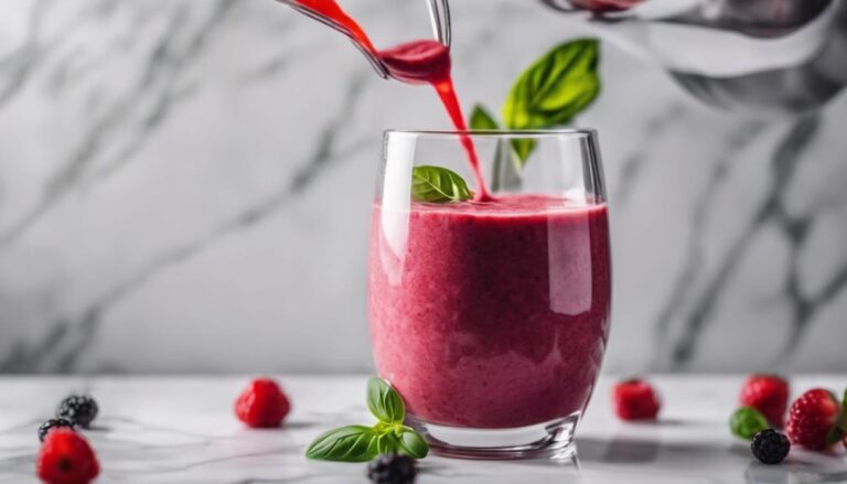 Drink Sous Vide Berry and Basil Smoothie for the 80/20 Diet