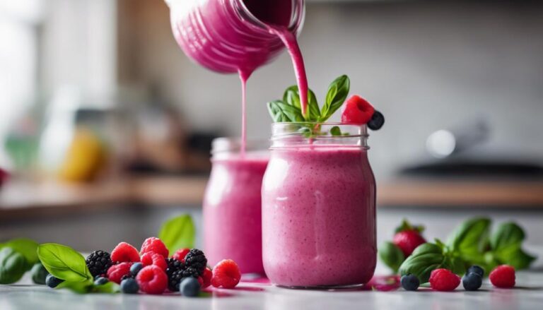 Drink Sous Vide Berry and Basil Smoothie for the Nourish and Glow Diet