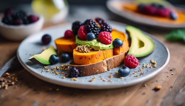 Breakfast Sous Vide Sweet Potato and Avocado Toast for the SuperCarb Diet