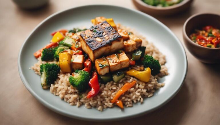 Lunch Sous Vide Spicy Tofu Stir-Fry With Brown Rice for the Scandi Sense Diet