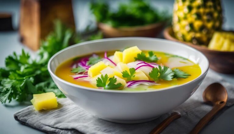 Sous Vide Cabbage and Pineapple Tropical Soup for the Cabbage Soup Diet