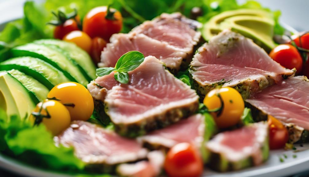 sous vide tuna salad