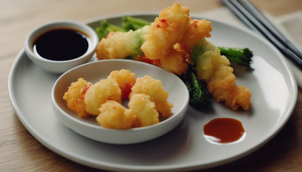 sous vide vegetable tempura